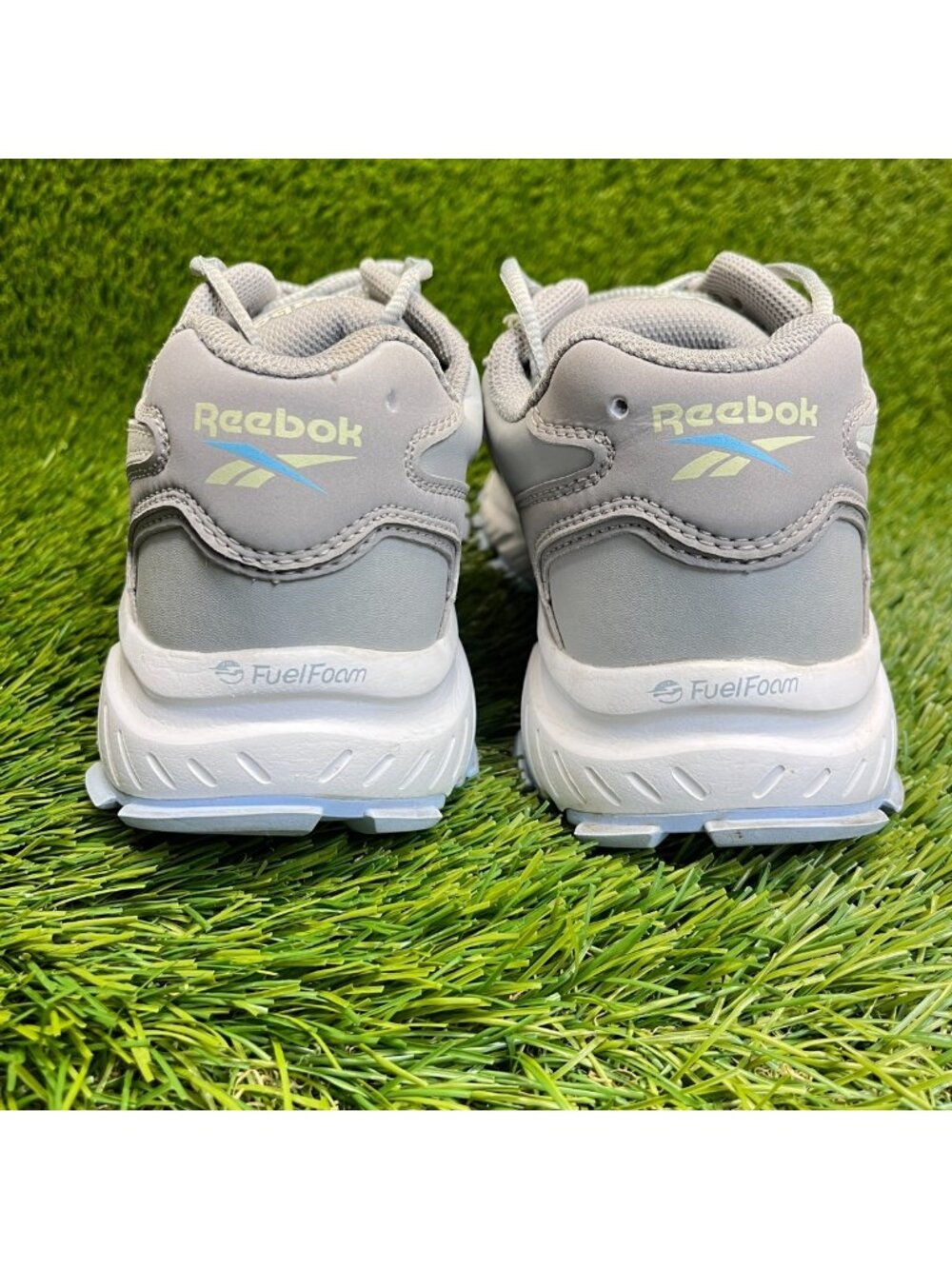 Reebok Hyperium EH Womens Size 7.5 Gray Blue Composite Steel Toe Work Shoes - Picture 6 of 10